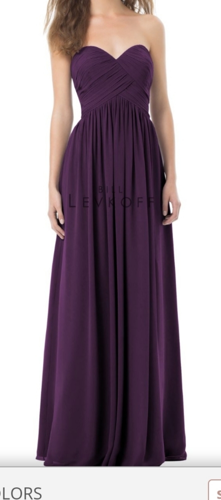 Bill Levkoff style 386 in plum - Picture 2 of 3